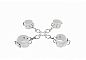 Комплект для бандажа Hand And Legcuffs White SH-OU050WHT