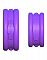 Набор из двух фиолетовых эрекционных колец Max Width Silicone Rings