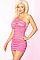 Облегающее платье на одной бретели SIZZLE STRIPES SEAMLESS DRESS