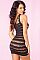 Облегающее платье на одной бретели SIZZLE STRIPES SEAMLESS DRESS