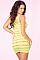 Облегающее платье на одной бретели SIZZLE STRIPES SEAMLESS DRESS