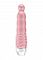 Розовый сужающийся кверху вибратор Lirah - 15 см.