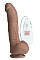 Фаллоимитатор реалистичный TYLER KNIGHT 6 на присоске с вибрацией, коричневый