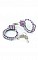 Наручники со стразами FF FANCY CUFFS PURPLE 381412PD