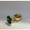   Butt Plug Gold Small Green