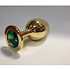   Butt Plug Gold Large Green