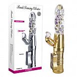 <strong>Золотистый вибратор Beads Dancing Gold - 27,5 см.</strong> <br />
Вибратор DREAM 7 BUNNY PINK с клиторальным стимулятором, изготовлен из пластичных материалов. <div class="charTableblock"> </div> Золотистый вибратор Beads Dancing Gold - 27,5 см.
Вибратор DREAM 7 BUNNY PINK с клиторальным стимулятором, изготовлен из пластичных материалов.