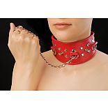 <strong>Ошейник красный 3118-2</strong> <br />
Ошейник с шипами изготовлен из натуральной кожи с велюровой подкладкой. <div class="charTableblock"><div><span>Материал</span>: кожа</div><div><span>Цвет</span>: красный, розовый</div></div> Ошейник красный 3118-2
Ошейник с шипами изготовлен из натуральной кожи с велюровой подкладкой.