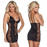 <strong>Полупрозрачная сорочка с рисунком</strong> <br />
Бесподобная, коротенькая сорочка облегающего покроя, гладкая и эластичная с легким мерцанием. <div class="charTableblock"><div><span>Размер</span>: S (42-44); M (44-46); L (46-48)</div><div><span>Цвет</span>: черный</div><div><span>Производитель</span>: Coquette, Канада</div></div> Полупрозрачная сорочка с рисунком
Бесподобная, коротенькая сорочка облегающего покроя, гладкая и эластичная с легким мерцанием.