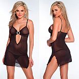 <strong>Прозрачная сорочка</strong> <br />
Изящная прозрачная сорочка на регулируемых бретелях с разрезами по бокам. <div class="charTableblock"><div><span>Размер</span>: S (42-44); M (44-46); L (46-48)</div><div><span>Цвет</span>: черный</div><div><span>Производитель</span>: Coquette, Канада</div><div><span>В наличии</span>: S-M-L, черный</div></div> Прозрачная сорочка
Изящная прозрачная сорочка на регулируемых бретелях с разрезами по бокам.