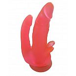 <strong>Розовый двойной фаллоимитатор с лепестками и присоской - 17 см.</strong> <br />
Это интим-игрушка, которая подарит двойное удовольствие во время сексуальных игр. <div class="charTableblock"><div><span>Длина, см</span>: 17</div><div><span>Диаметр, см</span>: 3.5</div><div><span>Материал</span>: ПВХ (PVC)</div><div><span>Цвет</span>: красный/розовый</div><div><span>Особенности</span>: двухголовый; на присоске</div><div><span>Длина, см</span>: 17-20</div><div><span>Диаметр, см</span>: 3</div><div><span>Производитель</span>: Биоклон, Россия</div></div> Розовый двойной фаллоимитатор с лепестками и присоской - 17 см.
Это интим-игрушка, которая подарит двойное удовольствие во время сексуальных игр.