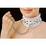 <strong>Белый кожаный ошейник </strong> <br />
Ошейник с шипами изготовлен из натуральной кожи с велюровой подкладкой. <div class="charTableblock"><div><span>Материал</span>: кожа</div><div><span>Цвет</span>: белый</div><div><span>Производитель</span>: Sitabella, Россия</div></div> Белый кожаный ошейник
Ошейник с шипами изготовлен из натуральной кожи с велюровой подкладкой.