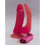 <strong>Розовый гелевый вибромассажер с выносным пультом - 17 см.</strong> <br />
Двойной вибратор с выносным пультом управления подарит вдвое больше удовольствия. <div class="charTableblock"><div><span>Длина, см</span>: 15.00</div><div><span>Диаметр, см</span>: 3.90</div><div><span>Материал</span>: ПВХ (PVC)</div><div><span>Цвет</span>: красный/розовый</div><div><span>Особенности</span>: двухголовый; на присоске; с вибрацией</div><div><span>Длина, см</span>: 13-16</div><div><span>Диаметр, см</span>: 3</div><div><span>Производитель</span>: Биоклон, Россия</div></div> Розовый гелевый вибромассажер с выносным пультом - 17 см.
Двойной вибратор с выносным пультом управления подарит вдвое больше удовольствия.