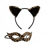 <strong>Набор Кошка (маска + ушки).</strong> <br />
Эротическая маска и ободочек с ушками "Пантера" для сексуальных игр и не только... <div class="charTableblock"><div><span>Производитель</span>: California Exotic Novelties, США</div></div> Набор Кошка (маска + ушки).
Эротическая маска и ободочек с ушками "Пантера" для сексуальных игр и не только...