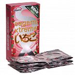 <strong>Презервативы Sagami Xtreme Strawberry c ароматом клубники - 10 шт.</strong> <br />
Упаковка из 10 ультратонких презервативов из натурального латекса с дополнительной смазкой и клубничным ароматом. <div class="charTableblock"><div><span>Производитель</span>: Sagami, Япония</div></div> Презервативы Sagami Xtreme Strawberry c ароматом клубники - 10 шт.
Упаковка из 10 ультратонких презервативов из натурального латекса с дополнительной смазкой и клубничным ароматом.