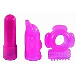 �������� � ��������� Sky-High Vibrating Couples Set Pink 
�������� � �������� ���������.