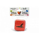 ������� ����� Love2Love Sexy Dice Red 
������ �������, ��������� �����, �������� 5�5 ��.