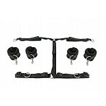 <strong>Набор чёрных фиксаторов для рук и ног с мягкой подкладкой</strong> <br />
Зафиксируйте своего партнера, ограничив его движения. <div class="charTableblock"><div><span>Материал</span>: кожзам</div><div><span>Производитель</span>: Пикантные штучки, Россия</div></div> Набор чёрных фиксаторов для рук и ног с мягкой подкладкой
Зафиксируйте своего партнера, ограничив его движения.