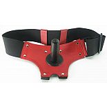 <strong>Красные трусики со штырьком для насадки</strong> <br />
<div class="charTableblock"><div><span>Материал</span>: кожзам</div><div><span>Цвет</span>: красный/розовый</div><div><span>Особенности</span>: трусики; vac-u-lock</div></div> Красные трусики со штырьком для насадки