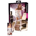 <strong>Пикантный комплект с бантиками</strong> <br />
Пикантный комплект с бантиками: боди, перчатки и чулки. <div class="charTableblock"><div><span>Размер</span>: S (42-44); M (44-46)</div></div> Пикантный комплект с бантиками
Пикантный комплект с бантиками: боди, перчатки и чулки.