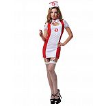 <strong>Костюм Страстная медсестра Le Frivole, S/M, </strong> <br />
Костюм медсестры состоит из белого обтягивающего платья с кружевной полупрозрачной спинкой и пажами для чулок, трусиков-стрингов белого цвета,чепчика-ободка с красным крестом, белых чулок в сетку и стетоскопа. <div class="charTableblock"> </div> Костюм Страстная медсестра Le Frivole, S/M,
Костюм медсестры состоит из белого обтягивающего платья с кружевной полупрозрачной спинкой и пажами для чулок, трусиков-стрингов белого цвета,чепчика-ободка с красным крестом, белых чулок в сетку и стетоскопа.