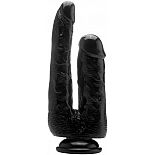 <strong>Чёрный анально-вагинальный фаллоимитатор Realistic Double Cock 9 Inch - 23 см.</strong> <br />
Дважды весело, значит, в два раза больше удовольствия с этим RealRock! Этот донг был разработан для введения во влагалище и анус одновременно. <div class="charTableblock"><div><span>Длина, см</span>: 23.00</div><div><span>Материал</span>: TPE / TPR</div><div><span>Цвет</span>: черный</div><div><span>Особенности</span>: двухголовый; на присоске; без мошонки</div><div><span>Длина, см</span>: 21-24</div><div><span>Производитель</span>: Shots Media BV, Нидерланды</div></div> Чёрный анально-вагинальный фаллоимитатор Realistic Double Cock 9 Inch - 23 см.
Дважды весело, значит, в два раза больше удовольствия с этим RealRock! Этот донг был разработан для введения во влагалище и анус одновременно.