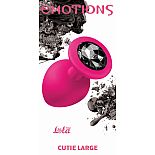   Emotions Cutie Large Pink black Crystal 4013-01Lola 
