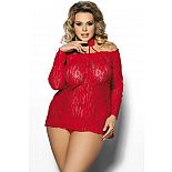 <strong>Кружевная сорочка Alecto с длинными рукавами</strong> <br />
Короткая полупрозрачная сорочка из высокоэластичного кружевного полотна с длинными рукавами. <div class="charTableblock"><div><span>Размер</span>: 5X (58-60); 6X (60-62)</div><div><span>Цвет</span>: красный, розовый</div><div><span>Производитель</span>: Anais, Польша</div><div><span>В наличии</span>: 5X-6X, красный</div></div> Кружевная сорочка Alecto с длинными рукавами
Короткая полупрозрачная сорочка из высокоэластичного кружевного полотна с длинными рукавами.