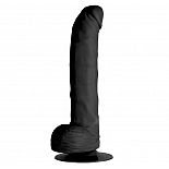 <strong>Чёрный вибратор-реалистик с присоской PURRFECT SILICONE DELUXE ONE TOUCH 8INCH - 20 см.</strong> <br />
Чёрный вибратор-реалистик с присоской PURRFECT SILICONE DELUXE ONE TOUCH 8INCH. <div class="charTableblock"><div><span>Длина, см</span>: 20.00</div><div><span>Диаметр, см</span>: 4.00</div><div><span>Материал</span>: силикон</div><div><span>Цвет</span>: черный</div><div><span>Особенности</span>: на присоске; с мошонкой; с вибрацией</div><div><span>Длина, см</span>: 17-20</div><div><span>Диаметр, см</span>: 4</div><div><span>Производитель</span>: Dream Toys, Китай</div></div> Чёрный вибратор-реалистик с присоской PURRFECT SILICONE DELUXE ONE TOUCH 8INCH - 20 см.
Чёрный вибратор-реалистик с присоской PURRFECT SILICONE DELUXE ONE TOUCH 8INCH.