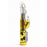 <strong>Золотистый вибратор с 24 видами вибрации и ротации - 21 см.</strong> <br />
Вибратор призван дарить наслаждение сладкими ритмами вибраций, стимулирующими вагину. <div class="charTableblock"> </div> Золотистый вибратор с 24 видами вибрации и ротации - 21 см.
Вибратор призван дарить наслаждение сладкими ритмами вибраций, стимулирующими вагину.