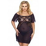 <strong>Роскошная сорочка Venea с кружевным лифом</strong> <br />
Роскошная сорочка Venea с кружевным лифом. <div class="charTableblock"><div><span>Размер</span>: 3X (54-56); 4X (56-58)</div><div><span>Цвет</span>: черный</div><div><span>Производитель</span>: Anais, Польша</div><div><span>В наличии</span>: 3X-4X, темно-синий</div></div> Роскошная сорочка Venea с кружевным лифом
Роскошная сорочка Venea с кружевным лифом.