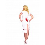 <strong>Костюм "Медсестричка", M/L</strong> <br />
Костюм состоит из двух предметов: медицинского халатика, который сзади имеет элемент корсета, и чепчика. <div class="charTableblock"> </div> Костюм "Медсестричка", M/L
Костюм состоит из двух предметов: медицинского халатика, который сзади имеет элемент корсета, и чепчика.