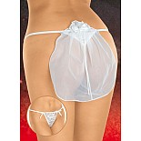 <strong>Трусики-стринг с фатой</strong> <br />
Трусики-стринг с фатой <div class="charTableblock"><div><span>Размер</span>: S (42-44); M (44-46); L (46-48)</div></div> Трусики-стринг с фатой
Трусики-стринг с фатой