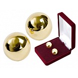 <strong>Подарочные вагинальные шарики под золото Ben Wa Balls</strong> <br />
Шарики Ben Wa Balls веками пробуждали страсть в женщинах со всех концов Земли. В наше время компания Док Джонсон позаботилась о том, чтобы Вы научились испытывать незабываемые оргазмы! Их можно использовать для тренировки влагалищных мышц, а самые смелые решаться поиграть с ними во время секса.
<br><br>Упакованы в шикарную бархатную коробочку. <div class="charTableblock"><div><span>Материал</span>: пластик</div><div><span>Диаметр, см</span>: 1.80</div><div><span>Диаметр, см</span>: меньше 2</div><div><span>Производитель</span>: Doc Johnson, США</div></div> Подарочные вагинальные шарики под золото Ben Wa Balls
Шарики Ben Wa Balls веками пробуждали страсть в женщинах со всех концов Земли. В наше время компания Док Джонсон позаботилась о том, чтобы Вы научились испытывать незабываемые оргазмы! Их можно использовать для тренировки влагалищных мышц, а самые смелые решаться поиграть с ними во время секса.
<br><br>Упакованы в шикарную бархатную коробочку.