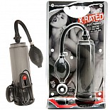 <strong>Вакуумный массажер с вибрацией для пениса X-RATED 0507-6 CD TS</strong> <br />
Вакуумная помпа из пластика с резиновой грушей, в комплекте вибро-яичко с выносным пультом, работающим от 2 батареек типа АА и эрекционное кольцо. <div class="charTableblock"> </div> Вакуумный массажер с вибрацией для пениса X-RATED 0507-6 CD TS
Вакуумная помпа из пластика с резиновой грушей, в комплекте вибро-яичко с выносным пультом, работающим от 2 батареек типа АА и эрекционное кольцо.