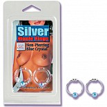 <strong>Колечки для сосков BLUE CRYSTAL 2634-05 CD SE</strong> <br />
Два колечка серебристого цвета с голубыми бусинками для сосков. <div class="charTableblock"> </div> Колечки для сосков BLUE CRYSTAL 2634-05 CD SE
Два колечка серебристого цвета с голубыми бусинками для сосков.