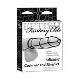  Cockcage and Ring Set:      ,  
 Cockcage and Ring Set: -     . -             ,   .        -  .        ,                .     ,            . : . : Silicone. : Pipedream, .