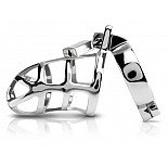 <strong>Диаметр кольца № 4,7 см.
Длина сбруи № 8 см.
Основание сбруи имеет форму овала с Размерами - 4 и 5 см.
Упакован в стильный серебряный кейс.</strong> <br />
Разнообразьте свою сексуальную жизнь этим великолепным серебристым «поясом верности»! Выполненный из высококачественной стали аксессуар фиксируется в области основания яичек при помощи кольца, а сама сбруя надевается на пенис в спокойном состоянии, вся конструкция застегивается на маленький замочек.
<br><br>Материал гладкий, не пористый, легко моется. Внешний вид изделия вдохновляет и возбуждает. Изделие может использоваться как "пояс верности". <div class="charTableblock"> </div> Диаметр кольца № 4,7 см.
Длина сбруи № 8 см.
Основание сбруи имеет форму овала с Размерами - 4 и 5 см.
Упакован в стильный серебряный кейс.
Разнообразьте свою сексуальную жизнь этим великолепным серебристым «поясом верности»! Выполненный из высококачественной стали аксессуар фиксируется в области основания яичек при помощи кольца, а сама сбруя надевается на пенис в спокойном состоянии, вся конструкция застегивается на маленький замочек.
<br><br>Материал гладкий, не пористый, легко моется. Внешний вид изделия вдохновляет и возбуждает. Изделие может использоваться как "пояс верности".