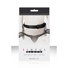    Sinful Black Restraint Belt Small  
   Sinful Black Restraint Belt Small    Sinful -     .