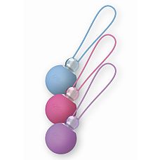   KEGEL BALLS PINK/PURPLE/BLUE 11471LV 
