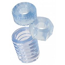 <strong>Комплект голубых колец на пенис POWER COCK TOOLS </strong> <br />
Комплект из трех эрекционных колец разной формы: шины, болта и спирали.<div class="charTableblock"><div><span>Материал</span>: TPE / TPR</div><div><span>Цвет</span>: другой</div><div><span>Наличие вибрации</span>: без вибрации</div><div><span>Тип</span>: кольцо</div></div> Комплект голубых колец на пенис POWER COCK TOOLS
Комплект из трех эрекционных колец разной формы: шины, болта и спирали.