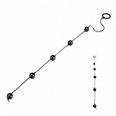 <strong>Анальные бусы с черными шариками Black Madness</strong> <br />
Бусы для анальной стимуляции c пятью пластиковыми бусинами черного цвета.<div class="charTableblock"><div><span>Диаметр, см</span>: 1.80</div><div><span>Материал</span>: пластик</div><div><span>Цвет</span>: черный</div><div><span>Особенности</span>: шарики</div><div><span>Диаметр, см</span>: меньше 2</div></div> Анальные бусы с черными шариками Black Madness
Бусы для анальной стимуляции c пятью пластиковыми бусинами черного цвета.