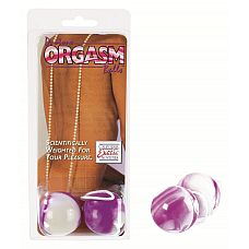 <strong>Бело-фиолетовые вагинальные шарики Duotone Orgasm Balls</strong> <br />
Пластиковые вагинальные шарики белого цвета с фиолетовыми разводами на шнурке.<div class="charTableblock"> </div> Бело-фиолетовые вагинальные шарики Duotone Orgasm Balls
Пластиковые вагинальные шарики белого цвета с фиолетовыми разводами на шнурке.