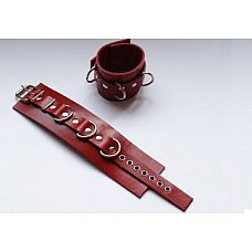 <strong>Красные не подшитые кожаные наручники</strong> <br />
Застежка - ремешок с пряжкой.<div class="charTableblock"><div><span>Материал</span>: кожа</div><div><span>Цвет</span>: красный, розовый</div><div><span>Производитель</span>: Beastly, Россия</div></div> Красные не подшитые кожаные наручники
Застежка - ремешок с пряжкой.