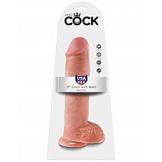    11" COCK WITH BALLS    
   11" COCK WITH BALLS     KING COCK     PVC - ,    - ,       .