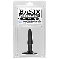   Basix Rubber Works Mini Butt Plug  
,     -  Basix Rubber Works - Mini Butt Plug -         .