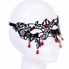 <strong>Маска изящная роскошная с бусинами , Черно-красный</strong> <br />
<div class="charTableblock"> </div> Маска изящная роскошная с бусинами , Черно-красный