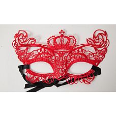 <strong>Кружевная маска в венецианском стиле с маленькой короной</strong> <br />
Кружевная маска в венецианском стиле с многочисленными ажурными узорами и короной по центру.<div class="charTableblock"> </div> Кружевная маска в венецианском стиле с маленькой короной
Кружевная маска в венецианском стиле с многочисленными ажурными узорами и короной по центру.