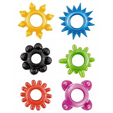 <strong>Набор из 6 разноцветных эрекционных колец (Toyfa 888200)</strong> <br />
Набор из 6 разноцветных эрекционных колец<div class="charTableblock"><div><span>Материал</span>: TPE / TPR</div><div><span>Цвет</span>: другой</div><div><span>Наличие вибрации</span>: без вибрации</div><div><span>Тип</span>: кольцо</div></div> Набор из 6 разноцветных эрекционных колец (Toyfa 888200)
Набор из 6 разноцветных эрекционных колец