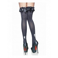 <strong>Чулки Ведьмы с паутинкой</strong> <br />
Черные чулки с косточками
<div class="charTableblock"><div><span>Размер</span>: S (42-44); M (44-46); L (46-48)</div><div><span>Цвет</span>: черный</div><div><span>Производитель</span>: Temptlife, Китай</div><div><span>В наличии</span>: S-M-L, черный</div></div> Чулки Ведьмы с паутинкой
Черные чулки с косточками